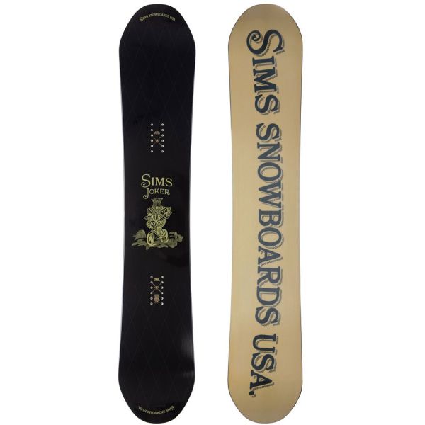 Snowboard Sims Joker Black - Černá - 156