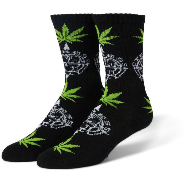 Ponožky Huf X Cypress Hill Compass Plant - Černá - Univerzální
