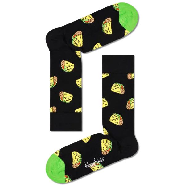 Ponožky Happy Socks Taco To Go - Černá - 36/40