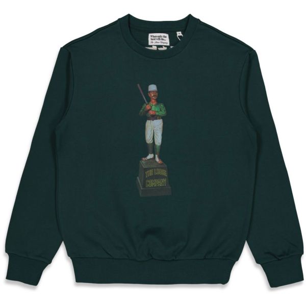 Mikina The Loose Company Trophy Crewneck - Zelená - M