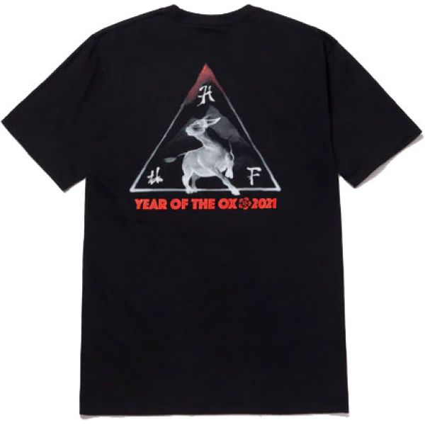Triko Huf Year Of The Ox Tt S/S - Černá - S