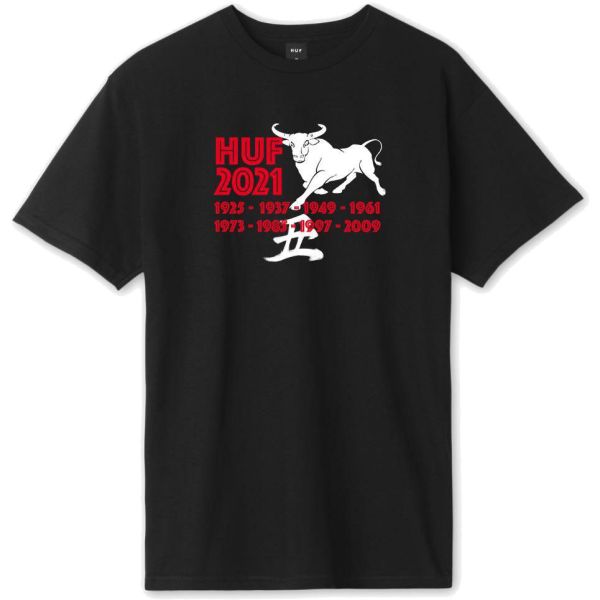 Triko Huf Yoto Years S/S - Černá - L