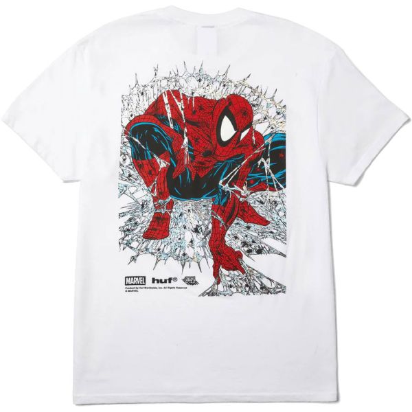 Triko Huf X Spider-Man Arachknight S/S - Bílá - M