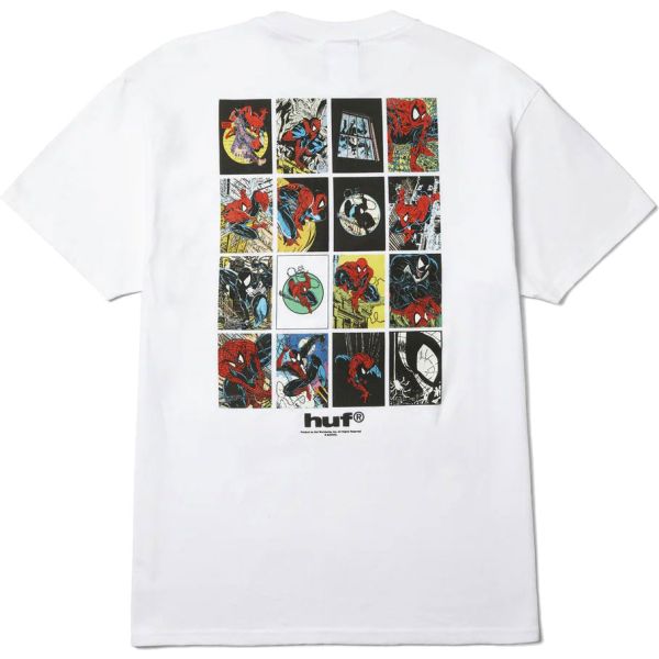 Triko Huf X Spider-Man Collector S/S - Bílá - L
