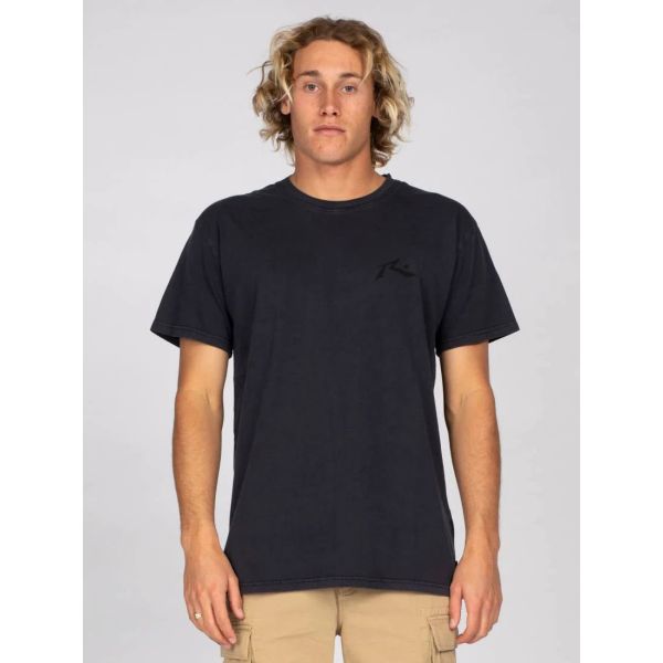 Triko Rusty Comp Wash S/S - Černá - S