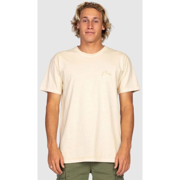 Triko Rusty Comp Wash S/S - Bílá - Xxl