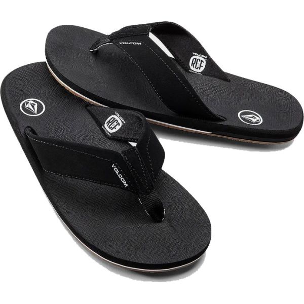 Pantofle Volcom Victor - Černá - Us10