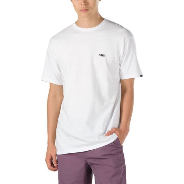 Triko Vans Left Chest Logo - Bílá - S