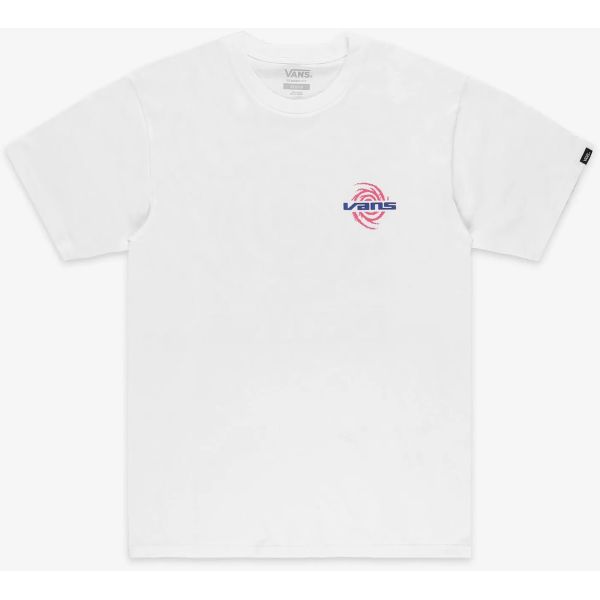 Triko Vans Wormhole Warped S/S - Bílá - Xl