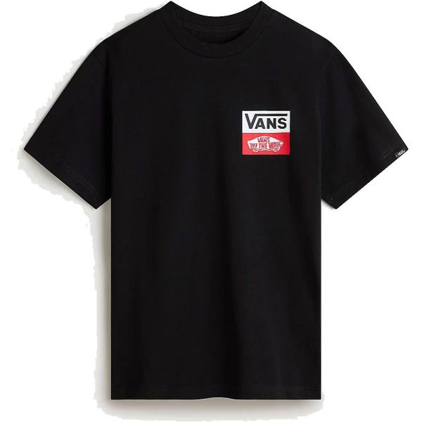 Triko Vans Og Logo S/S Youth - Černá - S