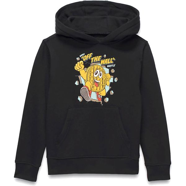 Mikina Vans Waffle Man Po Kids - Černá - 7