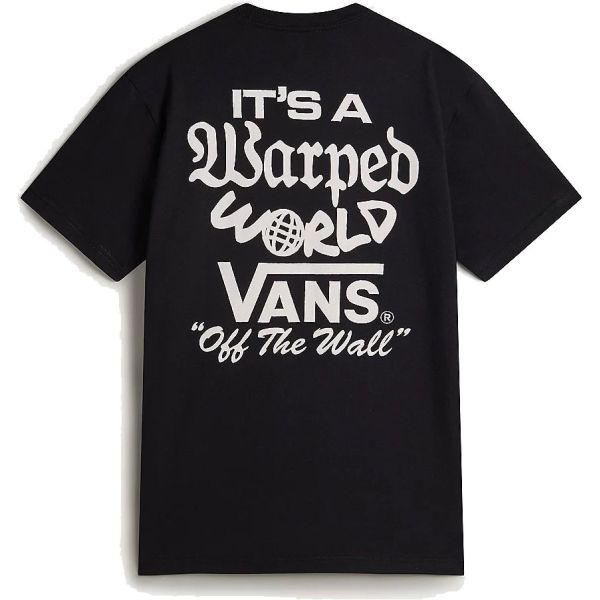 Triko Vans Warped World S/S - Černá - M