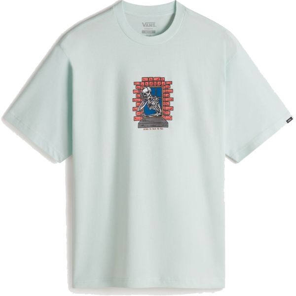 Triko Vans Skull Window S/S - Zelená - Xl