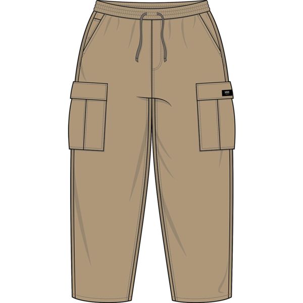 Kalhoty Vans Range Cargo Baggy Tapered E - Hnědá - S
