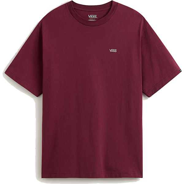 Triko Vans Left Chest Ii Loose S/S - Vínová - S
