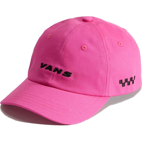 Kšiltovka Vans Check Side Curved Bill Jo - Růžová - Univerzální