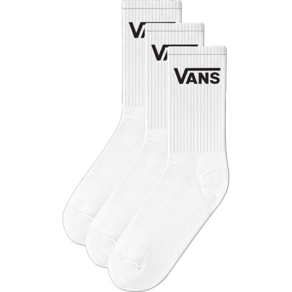 Ponožky Vans Classic Crew 3-Pack Youth - Bílá - Usxxs