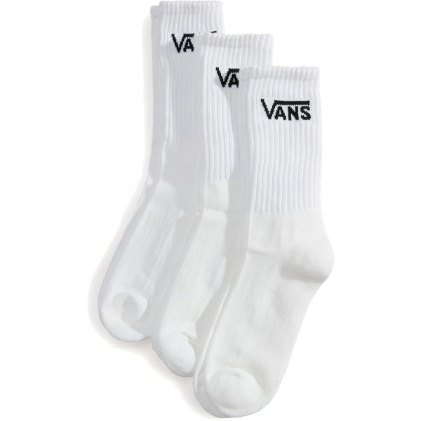 Ponožky Vans Classic Crew 3-Pack - Bílá - S