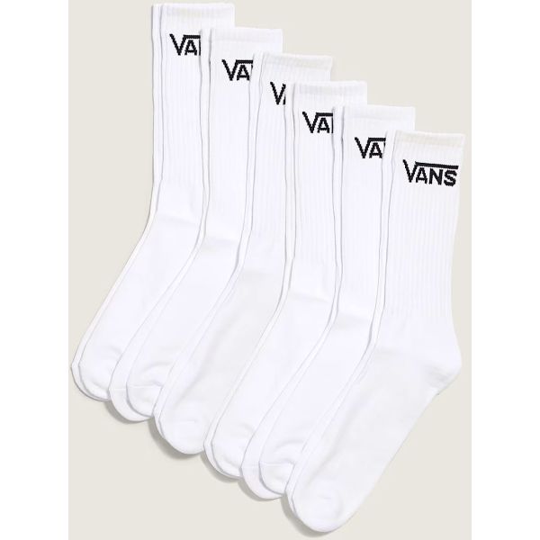 Ponožky Vans Classic Crew - Bílá - Xl