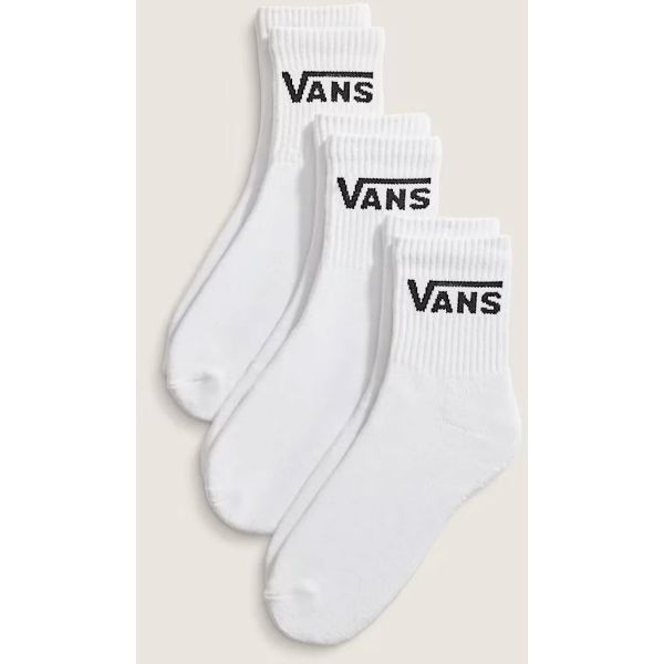 Ponožky Vans Classic Half Crew - Bílá - M