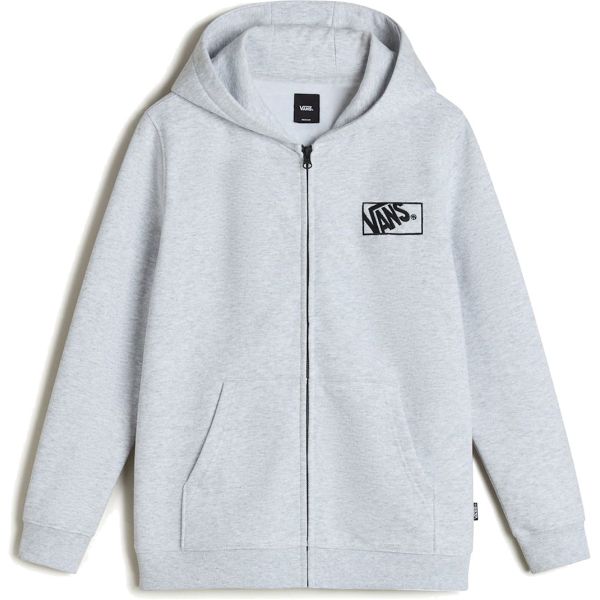Mikina Vans Blocked Box Fz Hoodie Boys - Šedá - M
