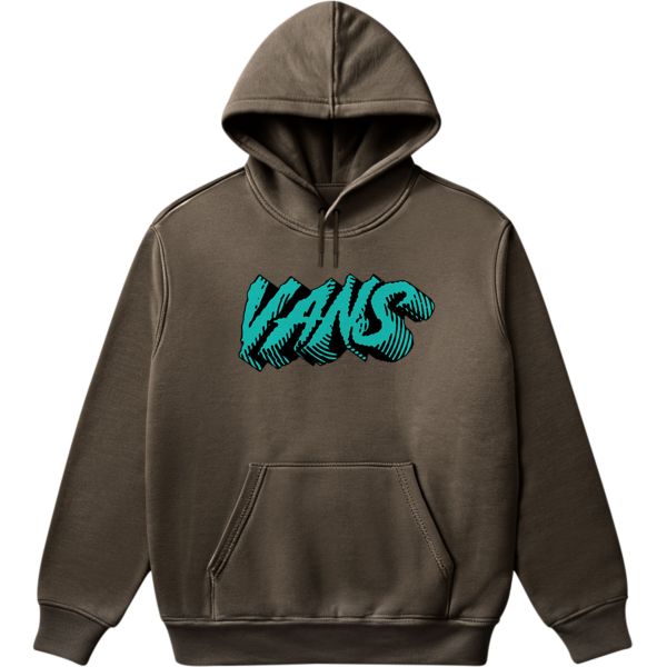 Mikina Vans Stone Swirl Loose Po - Hnědá - Xl