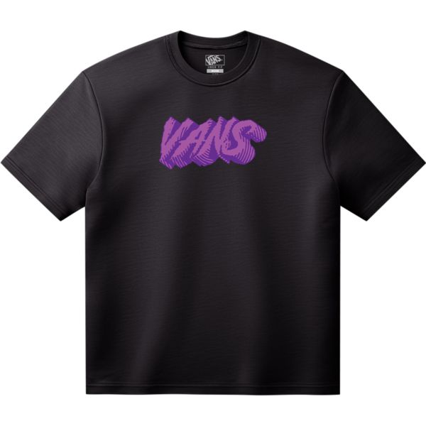 Triko Vans Stone Swirl Loose S/S - Černá - L