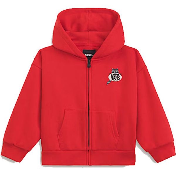Mikina Vans Dumpster Raccoon Zip Hoodie  - Červená - 6