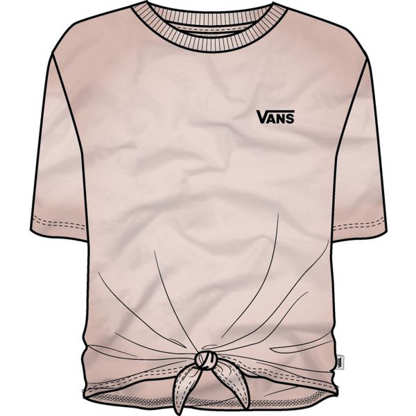 Triko Vans Junior V Wash Knot Wms - Růžová - M