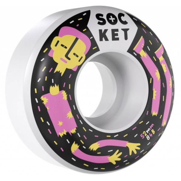 Sk8 Kola Socket Burst Rf S1 - Bílá - 52Mm/84B
