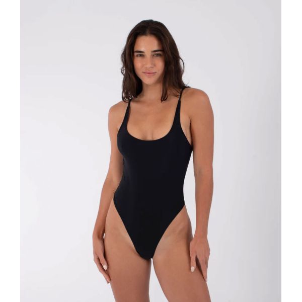 Plavky Hurley Swim Onep Mainline Wms - Černá - Xs