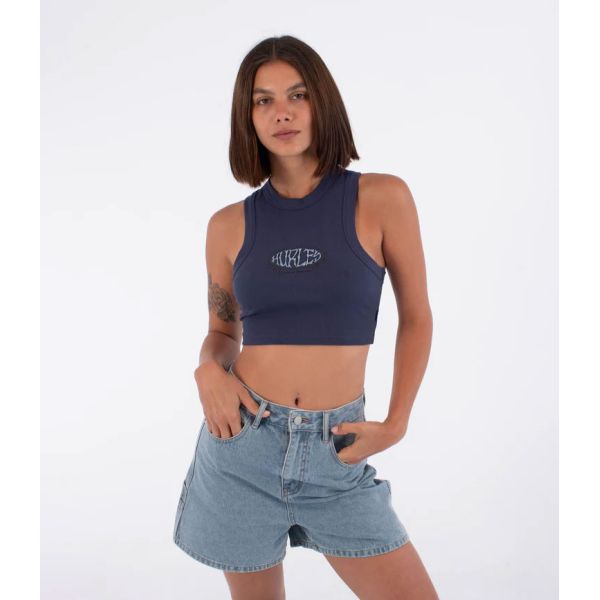 Tílko Hurley Ribbed Urban Tide Wms - Modrá - L