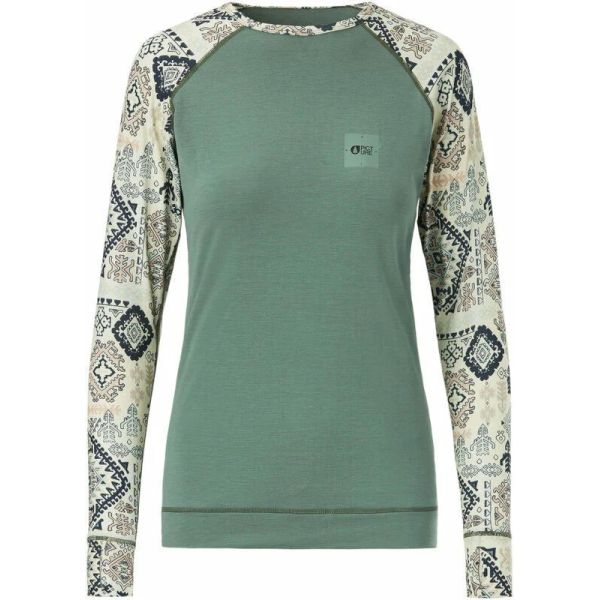 Triko Picture Milita L/S Wms - Zelená - Xs