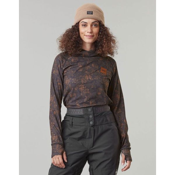 Triko Picture Pila High L/S Wms - Hnědá - Xs