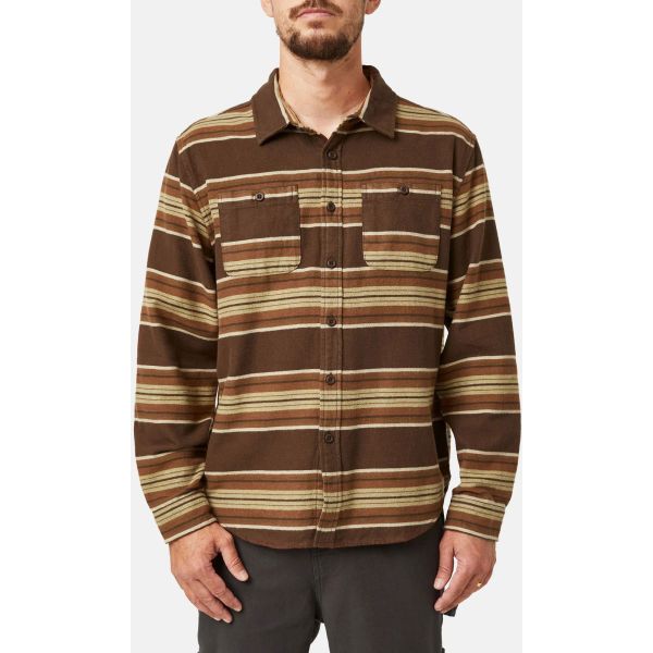 Košile Katin Usa Sierra Flannel - Hnědá - L