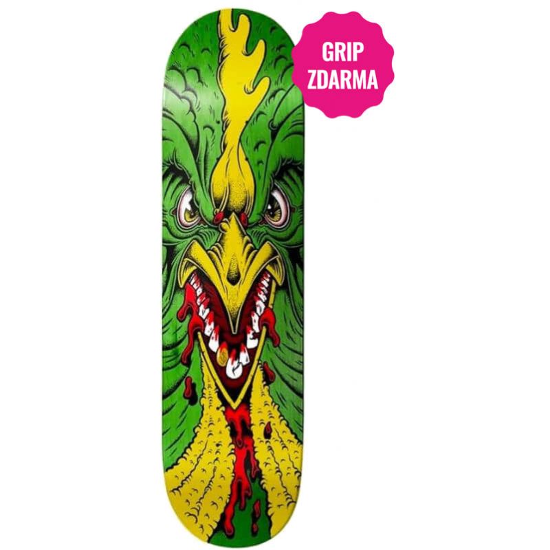 SK8 DESKA SHAKE JUNT FEAR THE CHICK - zelená - 8.38