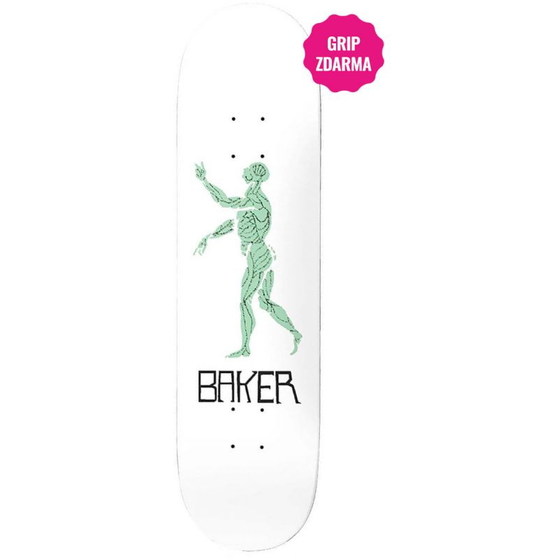 SK8 DESKA BAKER TP Figure - bílá - 8.38