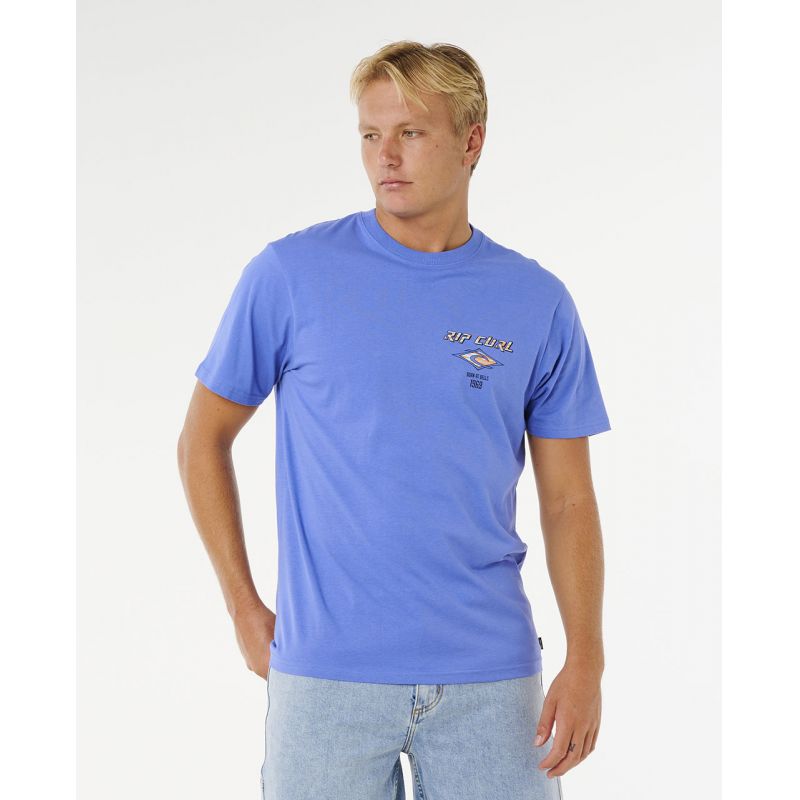 TRIKO RIP CURL FADE OUT ICON - modrá - L
