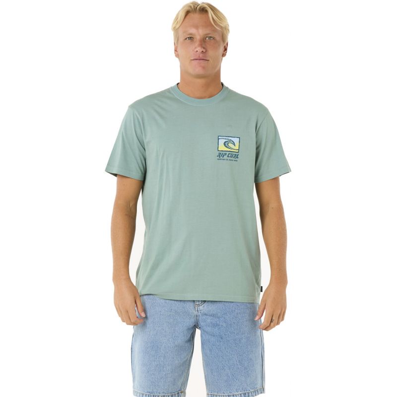 TRIKO RIP CURL RAW ENERGY TRAD - zelená - M