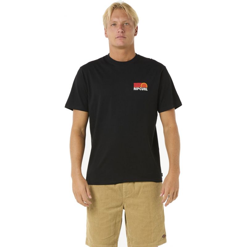 TRIKO RIP CURL SURF REVIVAL STACKED - černá - L