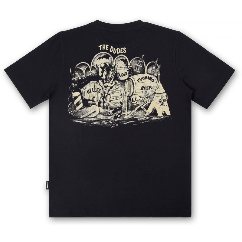 TRIKO THE DUDES Helles In Hell - černá - L