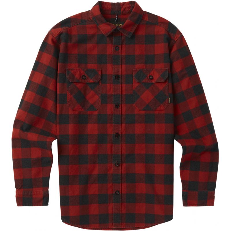 KOŠILE BURTON BRIGHTON FLANEL - červená - XL