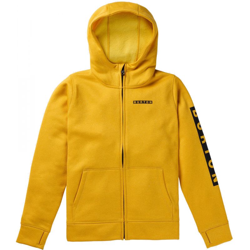 MIKINA BURTON Oak Full-Zip Hoodie KIDS - žlutá - L