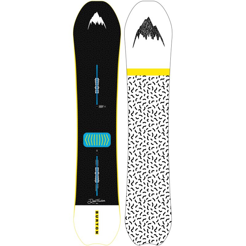 SNOWBOARD BURTON DEEP THINKER - černá - 160W