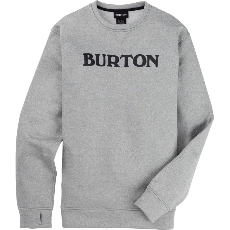 MIKINA BURTON Oak Crewneck Fleece - šedá - L