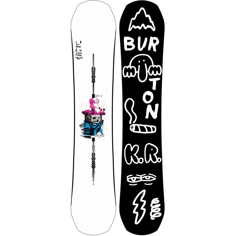 SNOWBOARD BURTON KILROY PROCESS - bílá - 152