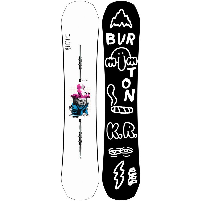 SNOWBOARD BURTON KILROY PROCESS - bílá - 155