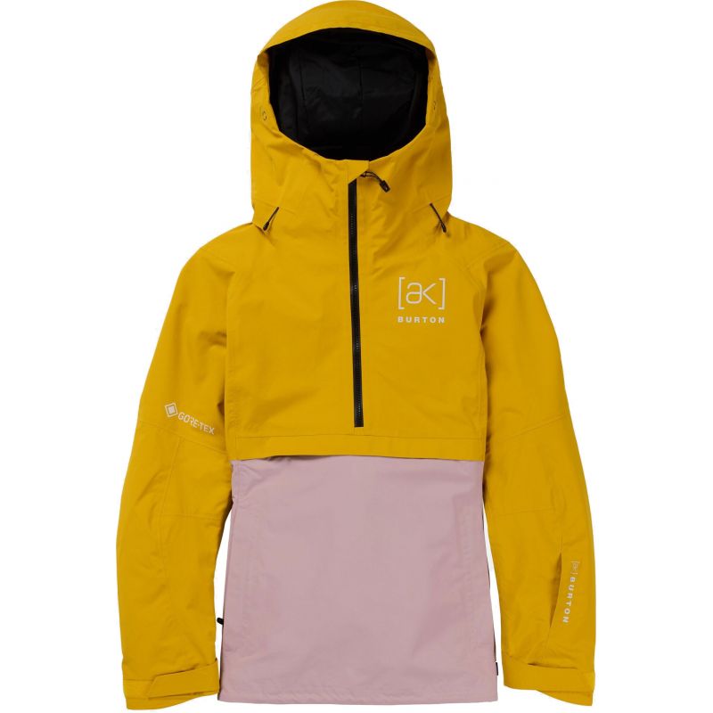 Fotografie BUNDA BURTON AK Kimmy GORE-TEX 2L Anorak - žlutá - XS