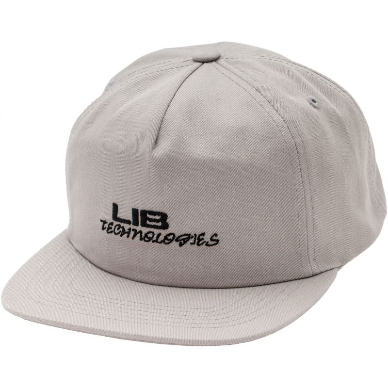 KŠILTOVKA LIB TECH LIB LOGO 5 PANEL - šedá