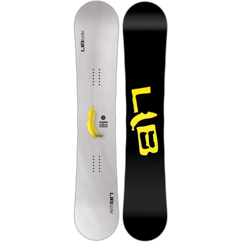 SNOWBOARD LIB TECH SKATE BANANA - bílá - 156